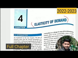 Chapter-4 || Elasticity of demand Full Chapter explaination || ISC 2023-2024 ||New syllabus Frank