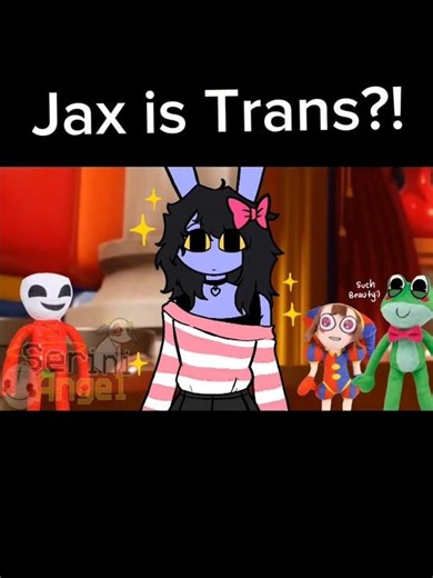 Jax Is Trans?! - The Amazing Digital Circus [AU] //#theamazingdigitalcircus#funnyanimation#shorts