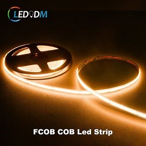 [Hot Item] Flexible Brightest 12V 12 Volt 24V 320chips/M 8mm Dotless 2700K CRI90 COB LED Light Strip (ETL CE RHoS)
