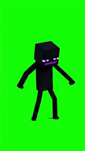 Minecraft Enderman Dancing Green Screen - Free to Use