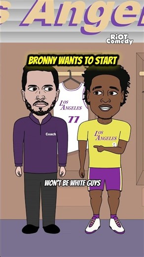 Bronny James Tries To Get a Starting Spot 😂
