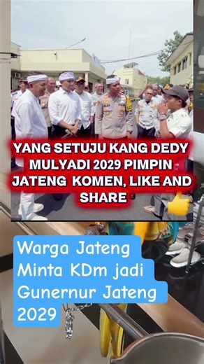 warga jateng minta KFM kadi Gubernur jateng #kdm #bapakaing #gubernurjateng