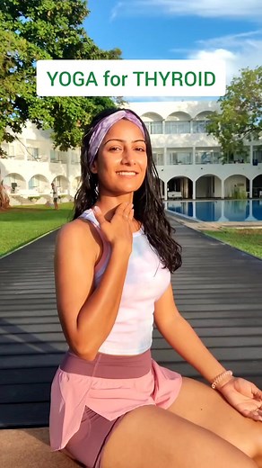 Get fit with unlimited classes. Follow @yogaholisticwellness to watch more such videos... Several studies have shown the positive effect of yoga in improving Thyroid function. It certainly helps in keeping the Thyroid hormones in balance (reversal is also possible in few cases). 📌 IMPORTANT - I DON'T CLAIM THAT THESE POSES WILL "CURE" YOU PERMANENTLY. ✅ But these are surely a good addition to your practice & can turn out to be extremely beneficial. But if you club yoga with a good diet, it can 