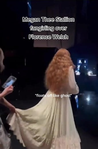 Megan Thee Stallion Fangirling Over Florence Welch