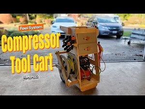 I Built A PERFECT Air Compressor Tool Cart For Myself