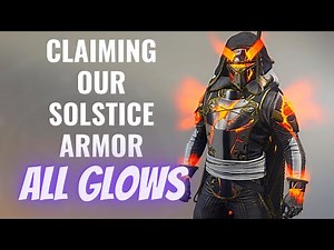 Destiny 2: Solstice of Heroes 2020 - Hunter Armor Showcase (Claiming our new armor) All Glows!