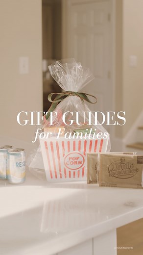 A movie night gift that everyone will love 🎬🍿 Whether it’s a gift card to the theater or a “movie night in” basket with popcorn, candy, and mini sodas — it’s the perfect family gift idea that’s easy to throw together and always a hit. We rounded up even more fun and practical family gift ideas (including games, outdoor fun, and more!) in our latest gift guide. Comment FAMILIES and I’ll send the full guide straight to your inbox! | Home and Kind