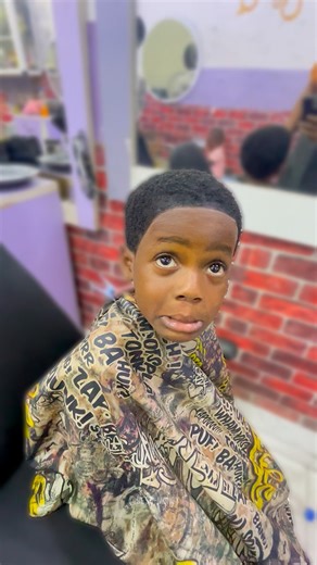 Baby girl blushing after haircut. #beshmoney #fyp