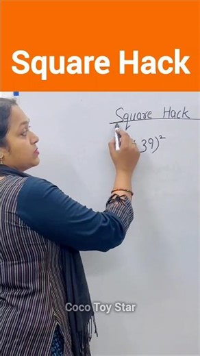 Simple and Short Square Hack You Must Try This/Maths Tips and Trick/Square Trick