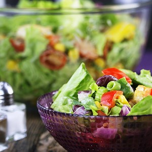 Easy advice: Eat the rainbow! 🌈 Full recipe here: http://www.hefty.co/rainbow-salad/ | Scrumdiddlyumptious