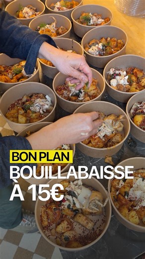 Marseillais.es on Instagram: "🤩 la bouillabaisse la moins chère Marseille ! 15€, à emporter, en plein centre, avec du poisson frais du marché. 📍 : Bouillabaisse Turfu, 1 Rue Pythéas, 13001 #marseille #bouillabaisse #foodmarseille #bonsplansmarseille #marseillefood"