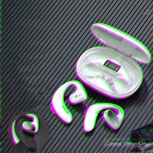 TWS Bluetooth Sports Bone Conduction Earphones with Power Display Headset