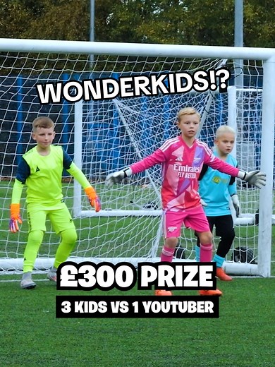 Goalkeeper Challenge: 3 Kids vs Scouse GK