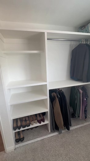 DIY Custom Closet Build with Hardwood Shelves | Home Improvement