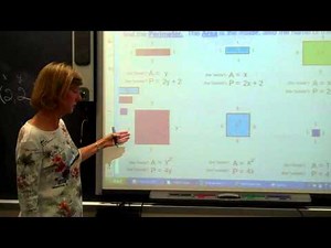 Area and Perimeter Using Algebra Tiles