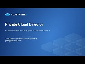 Private Cloud Director overview with Jared Susoev