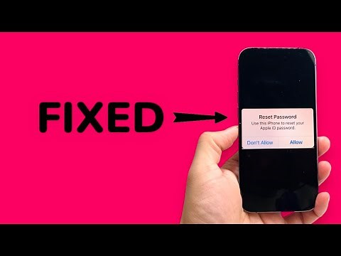How To Fix Reset Password Pop Up on iPhone!