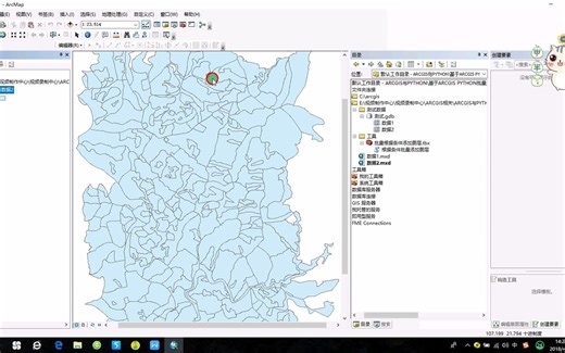 基于ARCGIS PYTHON批量为文件夹下的MXD工作空间添加同名图层_jq_转