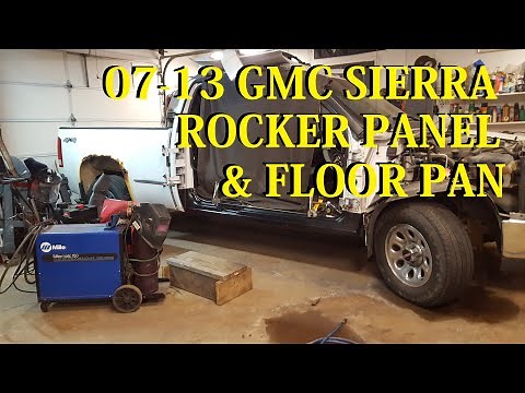 #DIY - 07-13 GMC Sierra Rocker Panel & Floor Panel Replacement PART 1