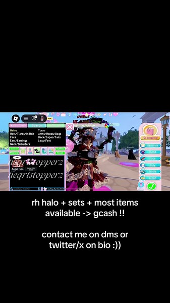 Royale High Halo Sets & Items Available for Gcash