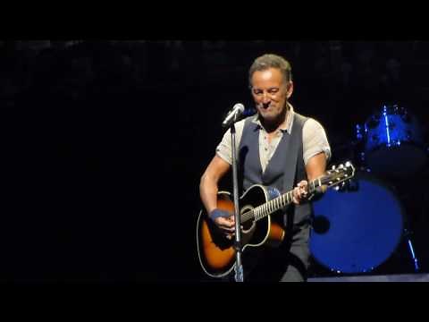 Bruce Springsteen Long Walk Home (Acoutstic) Pittsburgh Consol Energy Arena September 11 2016