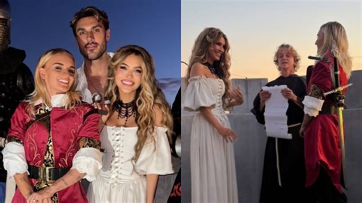 G Flip & Chrishell Stause Exchange Vows For A Third Time With Medieval Ceremony
