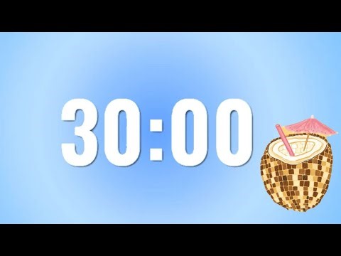 30 Minute Blue Aura Timer ⏳ | Calm Aesthetic Countdown for Focus & Study