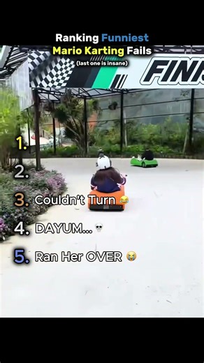 Ranking Funniest Mario Karting Fails #shorts