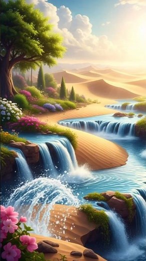 사막에 샘이 넘쳐나리라 The desert will overflow with springs.#찬양