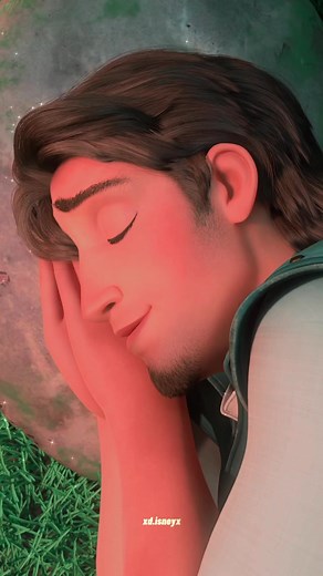 Magical Tangled Scene with Rapunzel and Flynn Rider