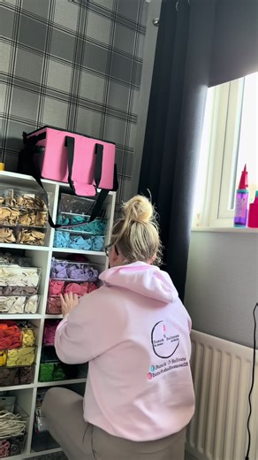 Spend the afternoon doing prep with me for a 2nd birtnday🩷🎈 Hour & a half into a short 1 minute 30🤣 #smallbusiness #fyp #balloonartist #northeastengland #2026