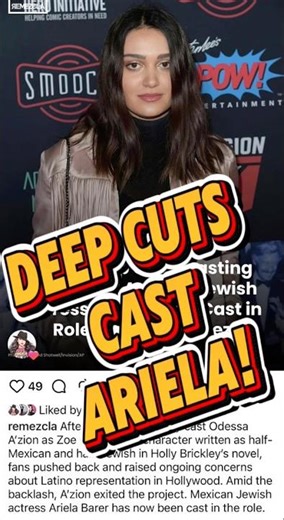 BREAKING! Ariela Barer has joined the cast of A24's upcoming film Deep Cuts!