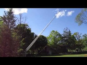 How I Raised my TV Antenna Tower with a Winch and Frame