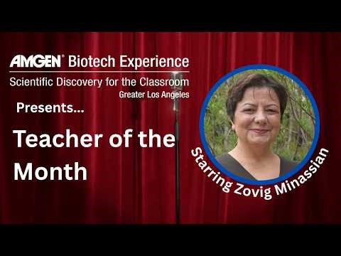 Teacher of the Month Spotlight: Zovig Minassian from Anderson W. Clark Magnet High School