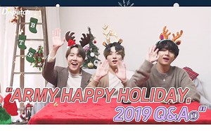 [防弹少年团]191225Dispatch更新“ASK BTS, 2019 Q&A”