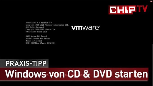 Windows von CD und DVD starten - Praxis-Tipp