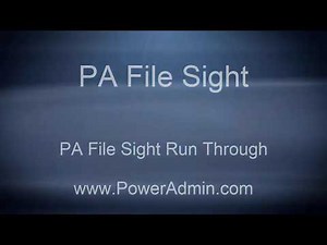 Configuring PA File Sight