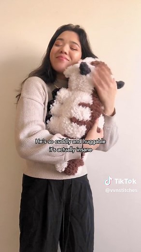 Yip yip! ~ cozy crochet with me a big baby Appa plushie from ATLA 🦬🌬️ Finally back after a brief posting hiatus! As you can see tho ive been very busy with random projects such as this commission, the biggest fluffiest fella ive crocheted to date Pattern based heavily on @Keily free pattern on ravelry ! Modded to accommodate for the diff yarn types Let me know what you think cuz im obviously attached at this point. What other ALTA critters should i make next? #crochet #crochetersoftiktok #amig