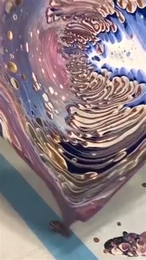 7.2K views · 159 reactions | Volcanic Flow Straight Pour #volcano #volcanicpour #lavapour #satisfyingvideos | S. Mack Art | Facebook