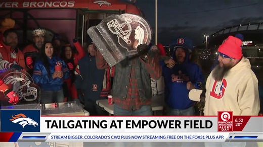 SMASH THE BILLS! We promised the biggest tailgate party on tv ... and we delivered :-) Share this with a Bills fan who needs to see it LOLOL And let's GO @broncos Denver Broncos | KWGN Denver