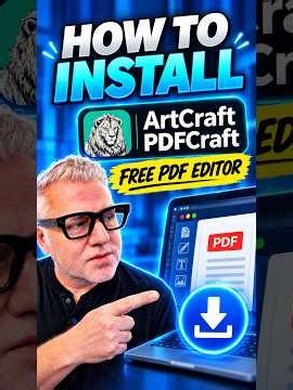 How to Install Artcraft PDFCraft FREE Adobe PDF Editor