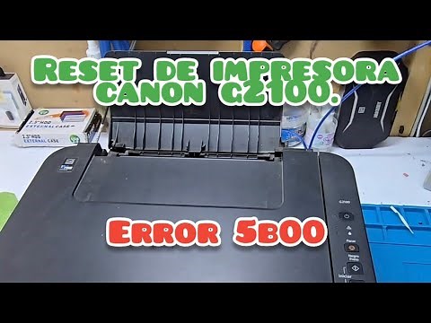 Como resetear Impresora Canon Serie G2100, G3100 y G4100. #imprecompust #serviciotecnico #reparar