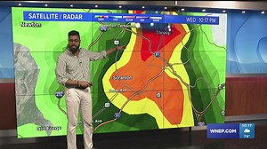 10PM Update: Strong storms are impacting Scranton and are headed to other parts of northeast PA