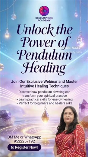 Pendulum Healing Webinar: Unlock Power Now!