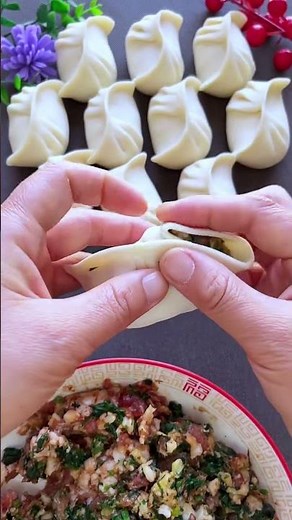 Complete Collection of Dumpling Folding Techniques 🥟 #chinesefood #streetfood