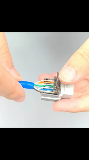 146K views · 602 reactions | How do Cat6A Keystone jack Termination to 15 Second Using Tools | ROAD LIFE | Facebook