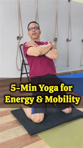 If you’re short on time, here’s a simple 5-minute yoga routine that gives your body the perfect dose of stretch and strength. Do it daily and feel the difference in your energy, mobility, and overall fitness. ✨🧘‍♂️ #dailyyoga #yogaroutine #yogastretch #strength #mobility #energized #yogadhara #yogaforeveryone #stayfitandhealthy #welnessfitness | Yogadhara wellness