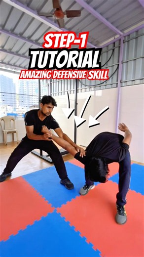 Selfdefense amazing defensive skills tutorial 🥋💥#selfdefense #viral #shorts #kick #kungfu #trend