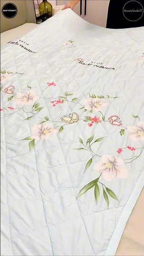 Quilt Folding Trick Saves HUGE Space