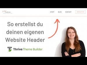 Website Header bearbeiten im Thrive Theme Builder: So geht's